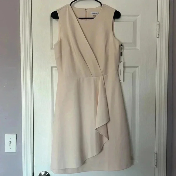 Calvin Klein Light Pink Blush Dress Size 8 - Picture 4 of 8